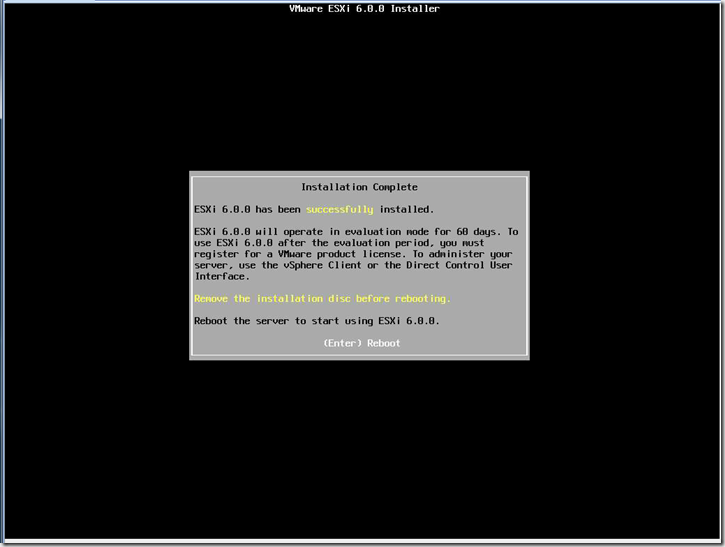ESXi 6 install stuck on “Relocating modules and starting up the kernel…”