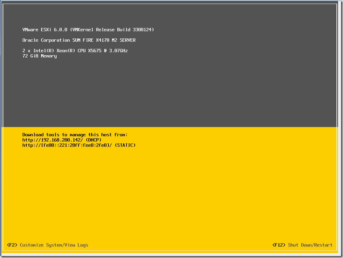 ESXi 6 install stuck on “Relocating modules and starting up the kernel…”